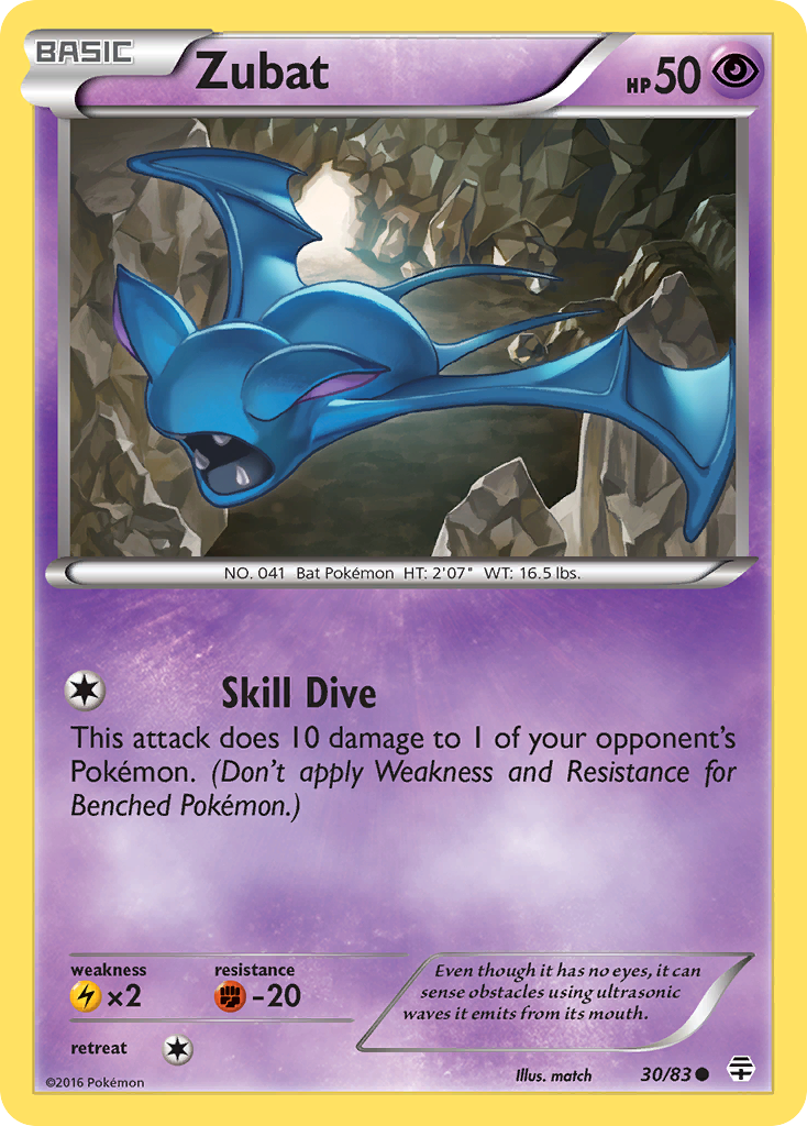 Zubat (30/83) [XY: Generations] | Cracking-Singles