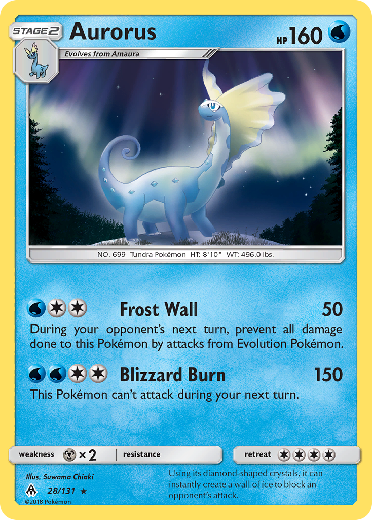 Aurorus (28/131) [Sun & Moon: Forbidden Light] | Cracking-Singles