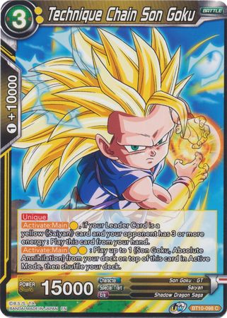 Technique Chain Son Goku [BT10-098] | Cracking-Singles