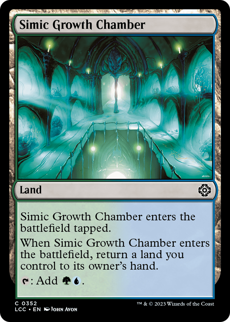 Simic Growth Chamber [The Lost Caverns of Ixalan Commander] | Cracking-Singles