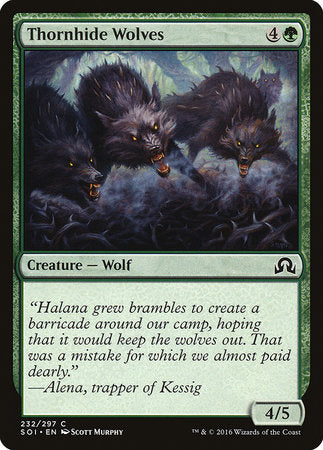 Thornhide Wolves [Shadows over Innistrad] | Cracking-Singles