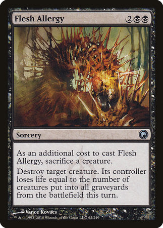 Flesh Allergy [Scars of Mirrodin] | Cracking-Singles