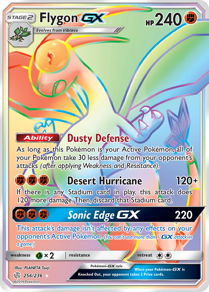 Flygon GX (256/236) [Sun & Moon: Cosmic Eclipse] | Cracking-Singles