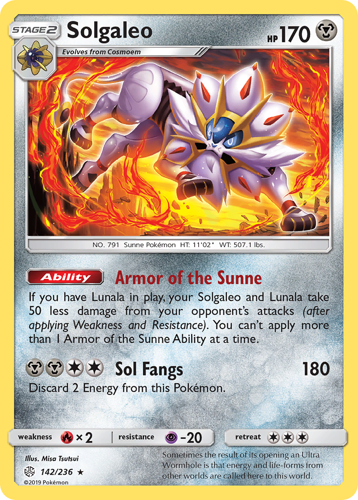 Solgaleo (142/236) [Sun & Moon: Cosmic Eclipse] | Cracking-Singles