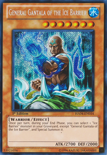 General Gantala of the Ice Barrier [HA04-EN054] Secret Rare | Cracking-Singles