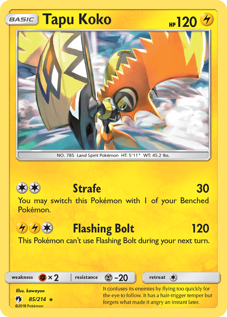 Tapu Koko (85/214) [Sun & Moon: Lost Thunder] | Cracking-Singles