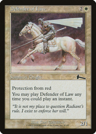 Defender of Law [Urza's Legacy] | Cracking-Singles