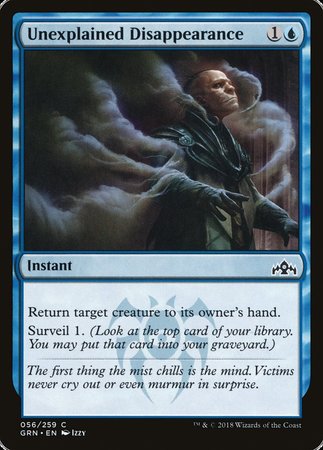 Unexplained Disappearance [Guilds of Ravnica] | Cracking-Singles