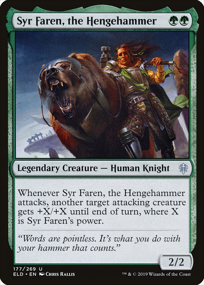 Syr Faren, the Hengehammer [Throne of Eldraine] | Cracking-Singles