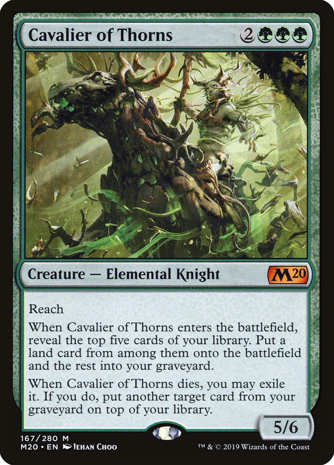 Cavalier of Thorns [Core Set 2020] | Cracking-Singles