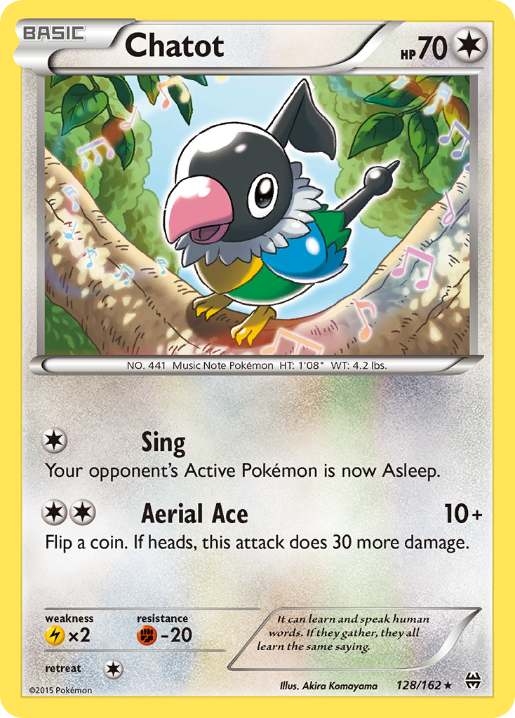 Chatot (128/162) [XY: BREAKthrough] | Cracking-Singles