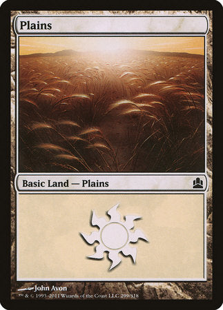 Plains (299) [Commander 2011] | Cracking-Singles