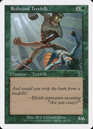 Redwood Treefolk [Seventh Edition] | Cracking-Singles