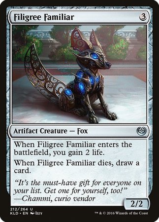 Filigree Familiar [Kaladesh] | Cracking-Singles