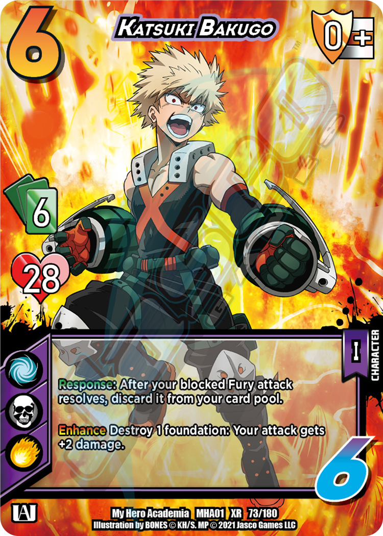 Katsuki Bakugo [Series 1 XR Unlimited] | Cracking-Singles