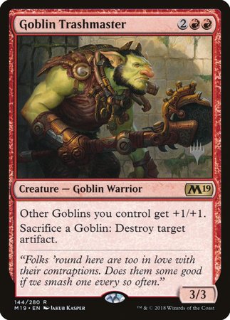 Goblin Trashmaster [Core Set 2019 Promos] | Cracking-Singles