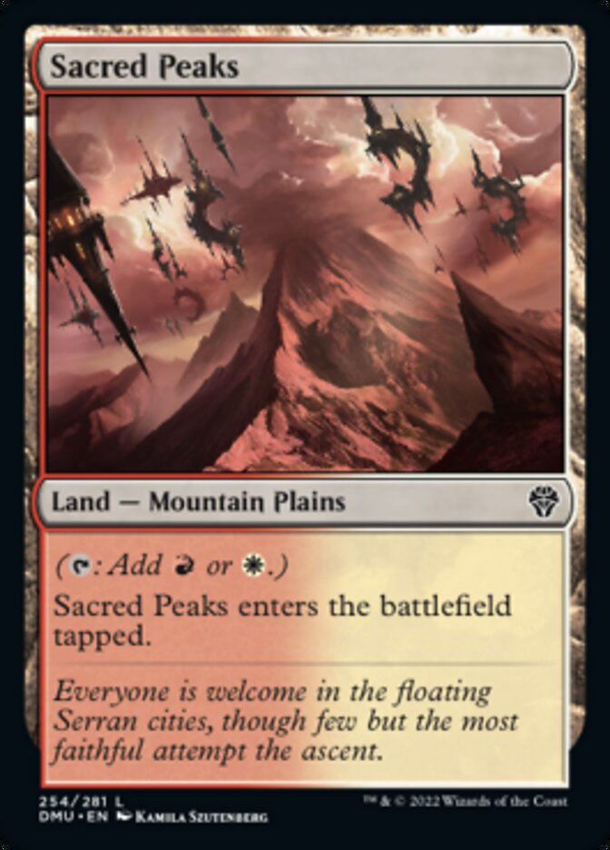 Sacred Peaks [Dominaria United] | Cracking-Singles