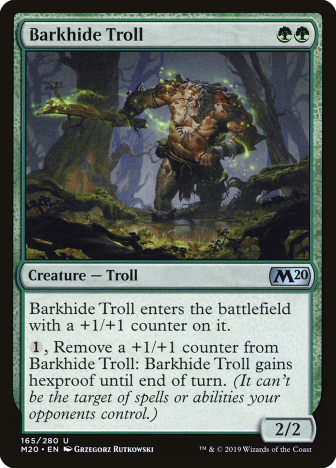 Barkhide Troll [Core Set 2020] | Cracking-Singles