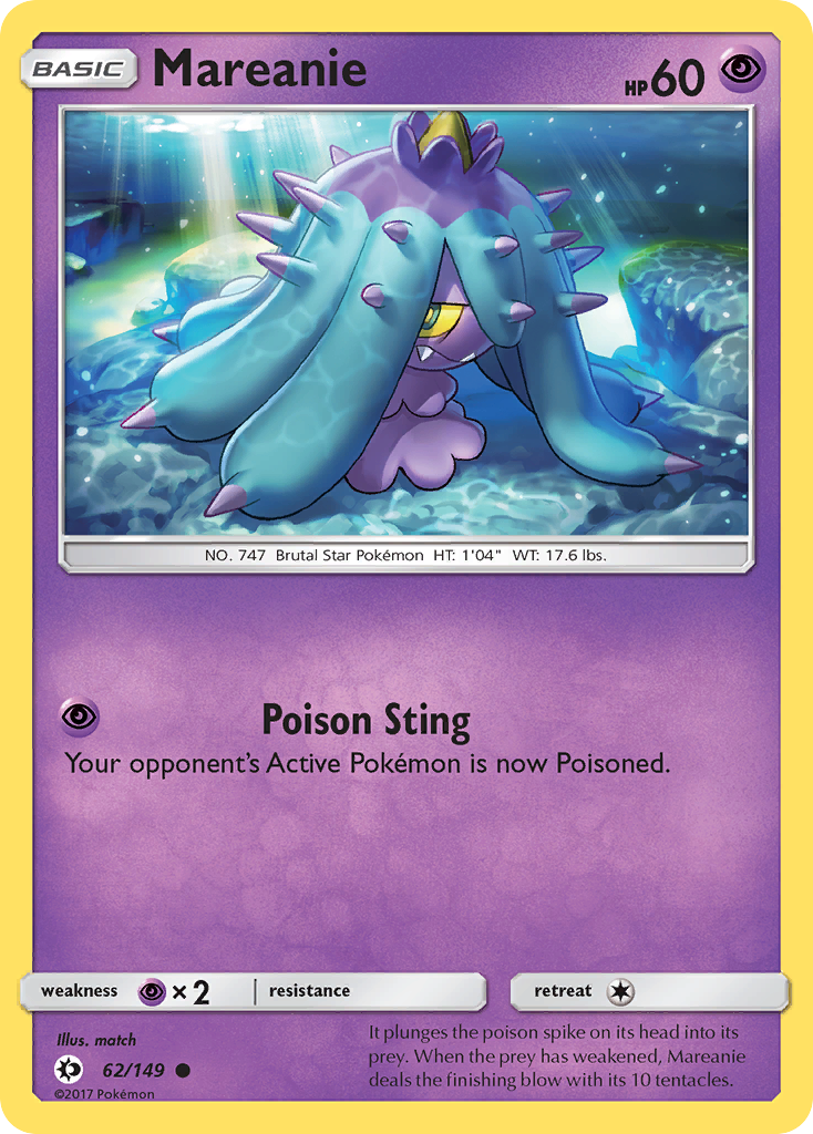 Mareanie (62/149) [Sun & Moon: Base Set] | Cracking-Singles