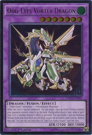 Odd-Eyes Vortex Dragon (UTR) [DOCS-EN045] Ultimate Rare | Cracking-Singles