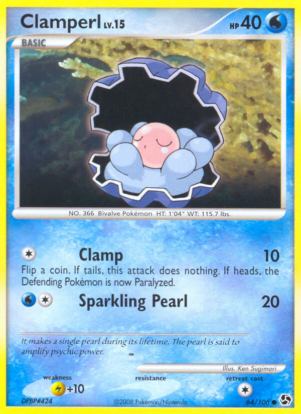 Clamperl (64/106) [Diamond & Pearl: Great Encounters] | Cracking-Singles