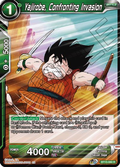 Yajirobe, Confronting Invasion [BT15-080] | Cracking-Singles