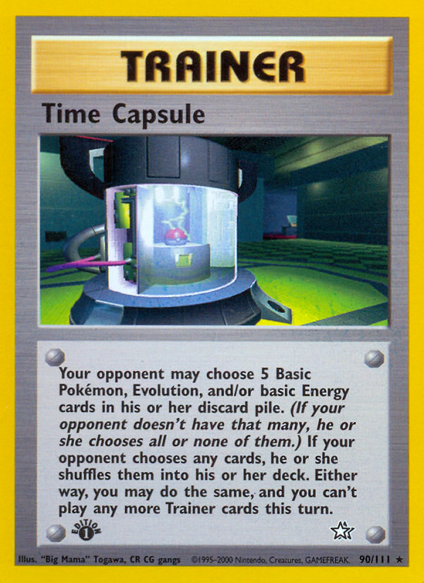 Time Capsule (90/111) [Neo Genesis 1st Edition] | Cracking-Singles