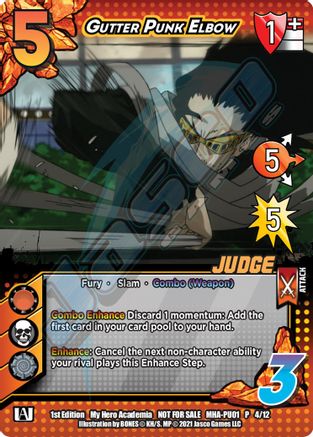 Gutter Punk Elbow (Judge) [Series 1 Promos] | Cracking-Singles