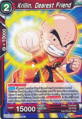 Krillin, Dearest Friend [BT12-007] | Cracking-Singles