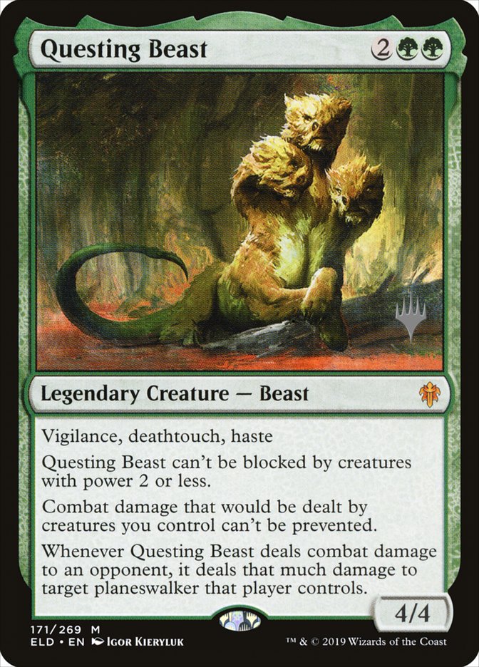 Questing Beast (Promo Pack) [Throne of Eldraine Promos] | Cracking-Singles