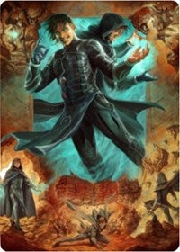 Jace, Mirror Mage 2 Art Card [Zendikar Rising Art Series] | Cracking-Singles