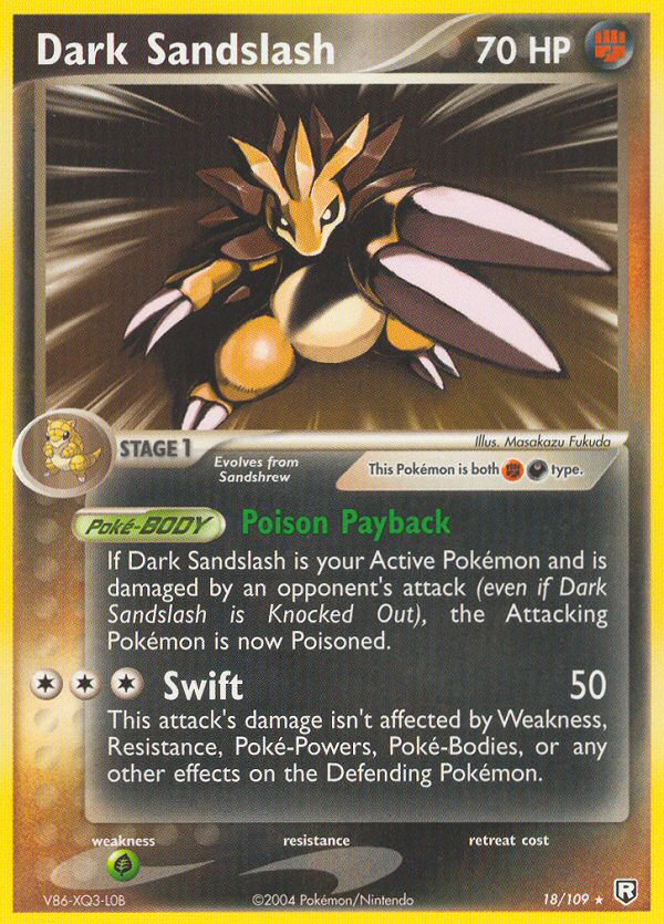 Dark Sandslash (18/109) [EX: Team Rocket Returns] | Cracking-Singles