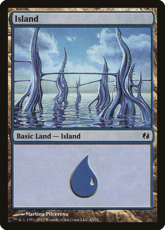 Island (43) [Duel Decks: Venser vs. Koth] | Cracking-Singles