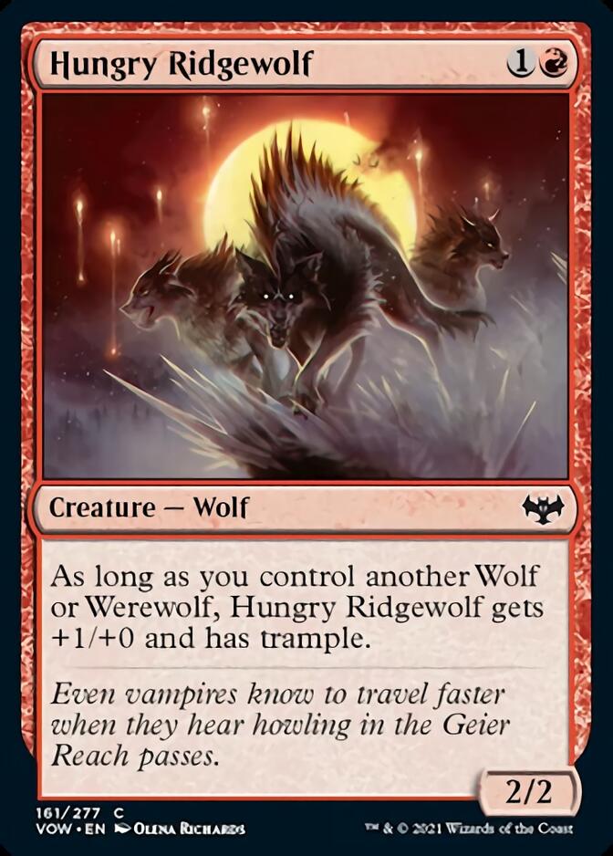 Hungry Ridgewolf [Innistrad: Crimson Vow] | Cracking-Singles