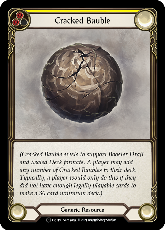 Cracked Bauble (Rainbow Foil) [CRU195-RF] Unlimited Rainbow Foil | Cracking-Singles