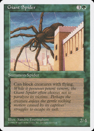 Giant Spider [Fourth Edition] | Cracking-Singles