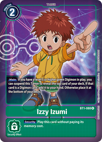 Izzy Izumi [BT1-088] (Buy-A-Box Promo) [Release Special Booster Ver.1.0 Promos] | Cracking-Singles