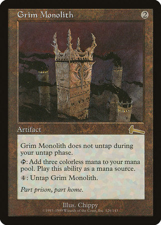 Grim Monolith [Urza's Legacy] | Cracking-Singles