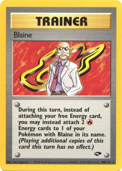 Blaine (100/132) [Gym Challenge Unlimited] | Cracking-Singles