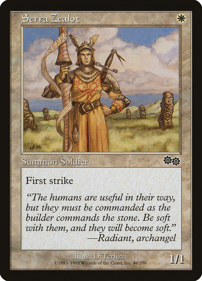 Serra Zealot [Urza's Saga] | Cracking-Singles