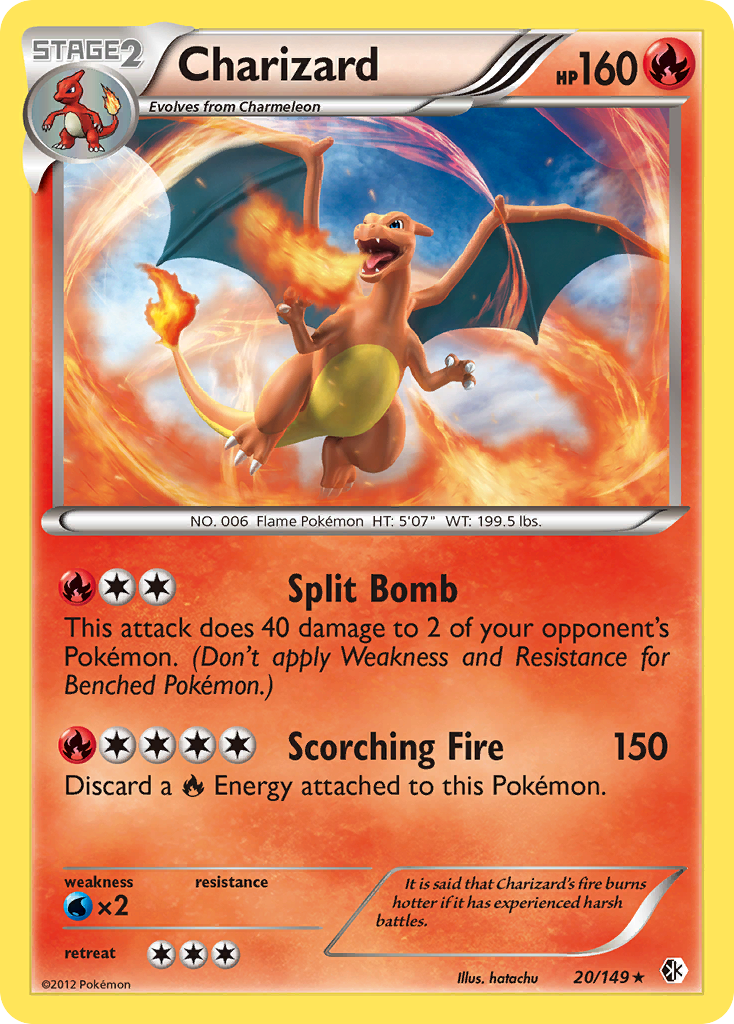 Charizard (20/149) [Black & White: Boundaries Crossed] | Cracking-Singles