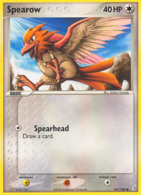 Spearow (61/100) [EX: Crystal Guardians] | Cracking-Singles