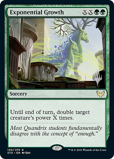 Exponential Growth (Promo Pack) [Strixhaven: School of Mages Promos] | Cracking-Singles