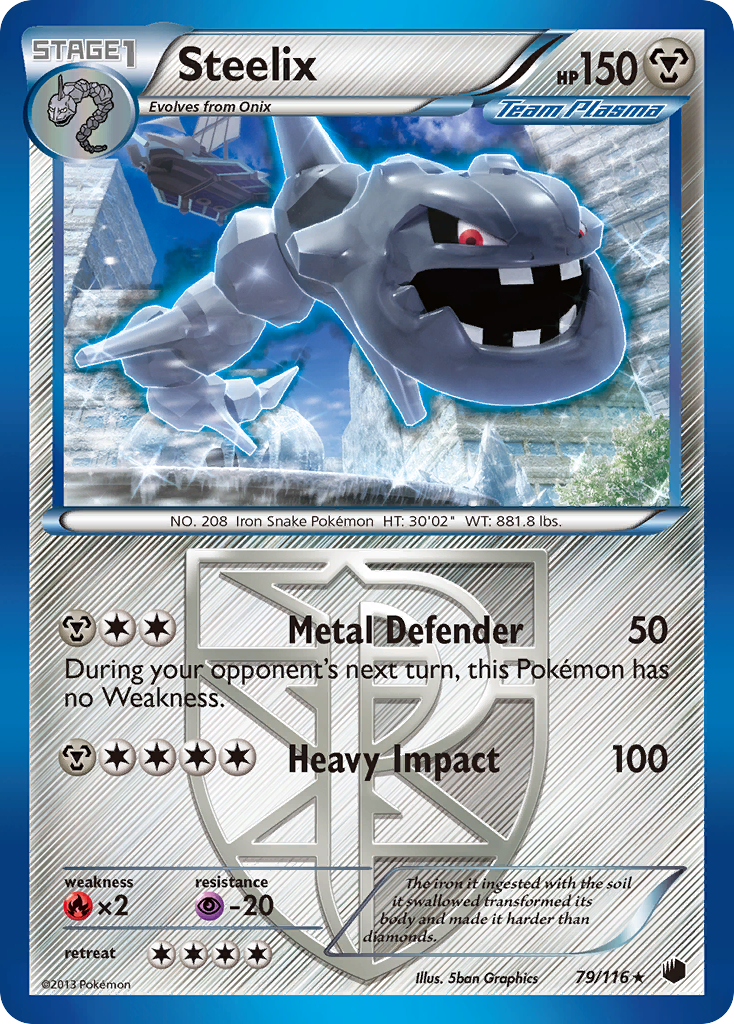 Steelix (79/116) [Black & White: Plasma Freeze] | Cracking-Singles