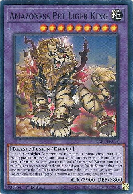 Amazoness Pet Liger King [DABL-EN098] Common | Cracking-Singles