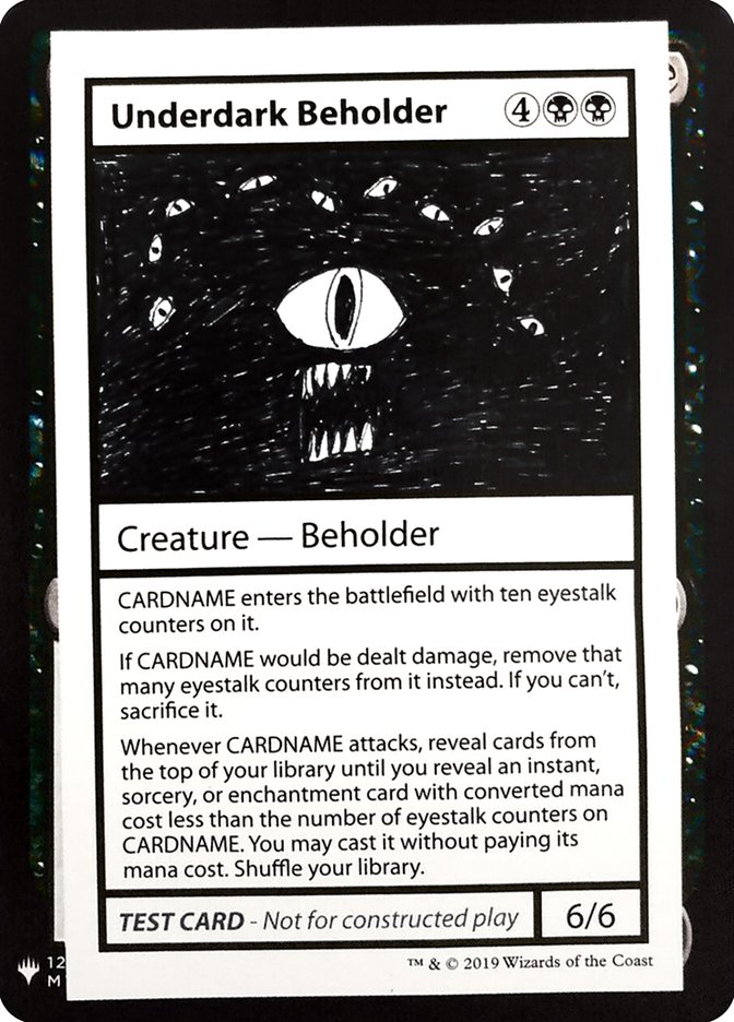 Underdark Beholder [Mystery Booster Playtest Cards] | Cracking-Singles