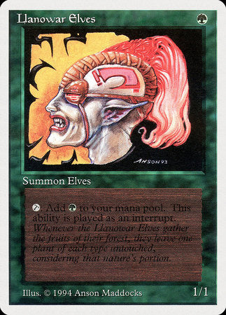 Llanowar Elves [Summer Magic / Edgar] | Cracking-Singles