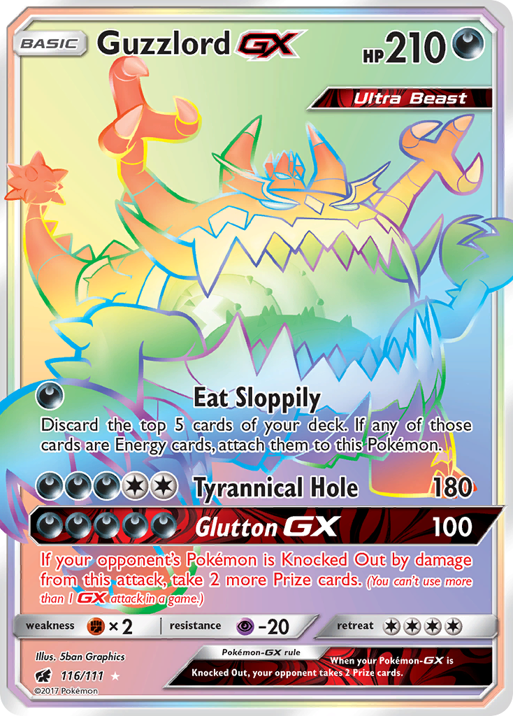 Guzzlord GX (116/111) [Sun & Moon: Crimson Invasion] | Cracking-Singles