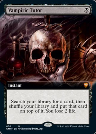 Vampiric Tutor (Extended Art) [Commander Legends] | Cracking-Singles