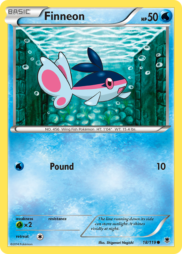 Finneon (18/119) [XY: Phantom Forces] | Cracking-Singles